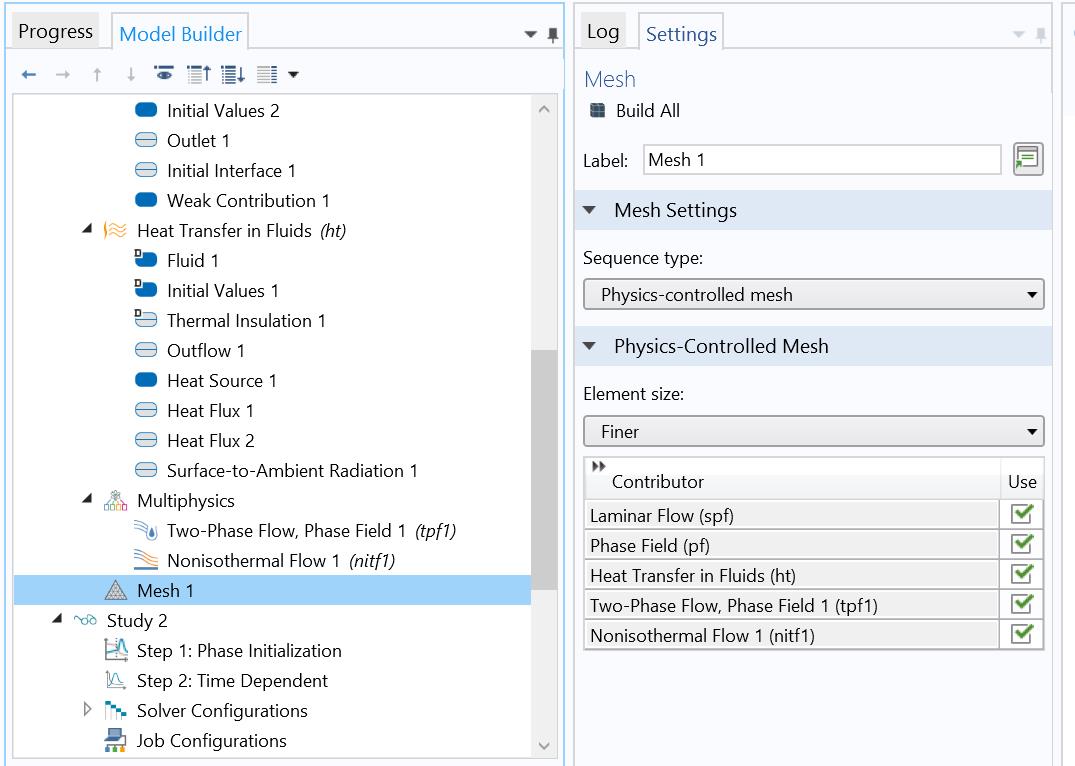 انجام شبیه سازی کامسول – شبیه سازی پرینت سه بعدی – کامسول پروژه