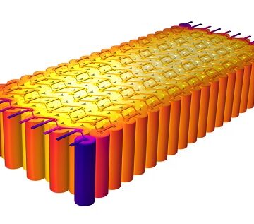 آموزش کامسول - تجزیه و تحلیل توزیع حرارتی در باتری لیتیوم یونی 1 – کامسول پروژه