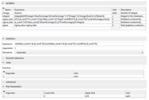 آموزش کامسول - مدل سازی گرافن در الکترومغناطیسی فرکانس بالا 5 – کامسول پروژه