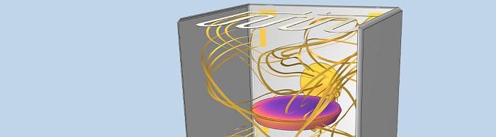 شبیه سازی کامسول انتقال حرارت متعادل 4