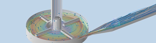 مدل سازی 2 CFD یک پمپ خون گریز از مرکز