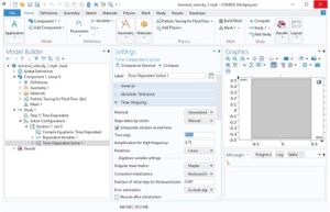 شبیه سازی ذرات در سیال با کامسول 3
