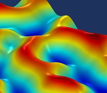 شبیه سازی متغیرهای فراکتال با کامسول 4
