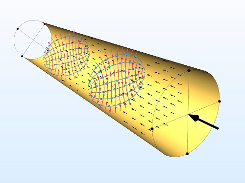 شبیه سازی پورت دایره ای در ماژول رادیویی RF کامسول 2