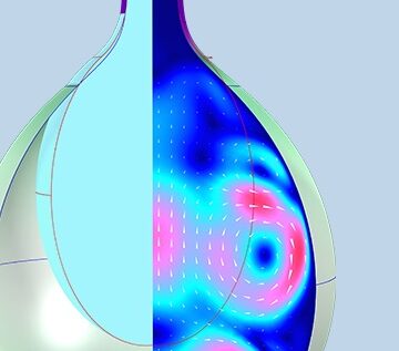 انجام پروژه FSI کامسول (comsol) 3