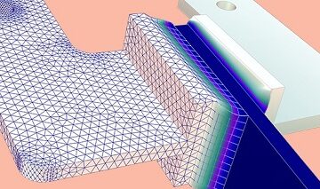 پاسخ فرکانسی سیستم های مکانیکی کامسول 1