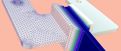 پاسخ فرکانسی سیستم های مکانیکی کامسول 1