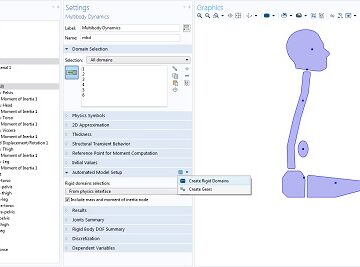 Multibody Module - آموزش کامسول 4