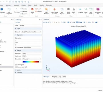 آموزش نرم‌افزار کامسول برای شبیه‌سازی انتقال حرارت (Heat Transfer) | راهنمای جامع